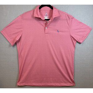 TailorByrd, Performance Golf Polo all over print Mens L, Pink